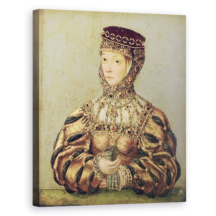 Tablou canvas - Lucas Cranach the Younger - Barbara Radziwill, 40 x 50 cm