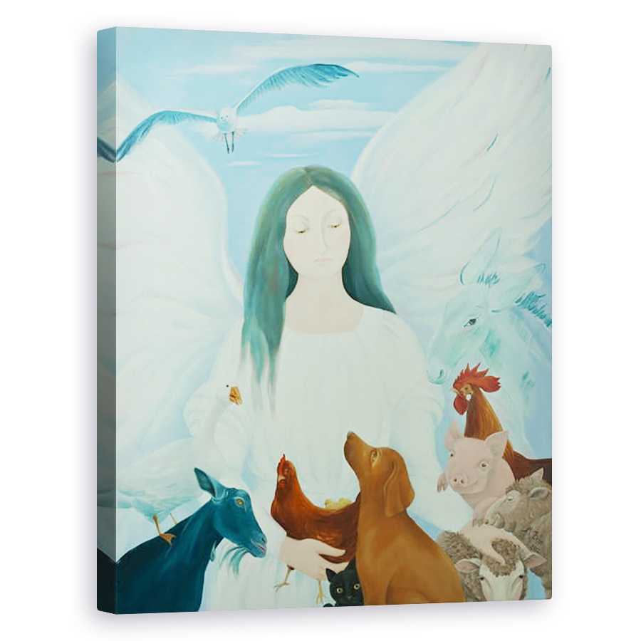 Tablou canvas - Magdolna Ban - Protectia Angel, 60 x 75 cm