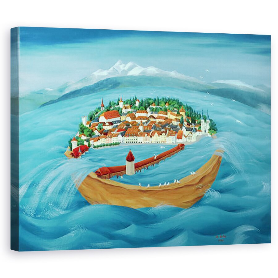 Tablou canvas - Magdolna Ban - Inundatii, 60 x 75 cm