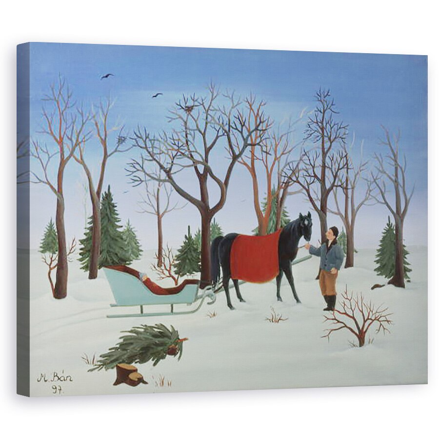 Tablou canvas - Magdolna Ban - Iarna, 60 x 75 cm
