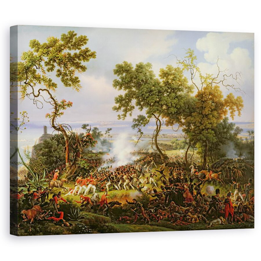 Tablou canvas - Louis Lejeune - Batalia de la Chiclana, 5 martie 1811, 40 x 50 cm