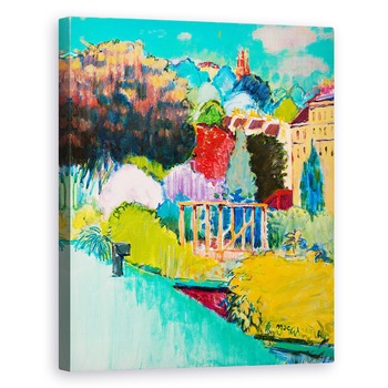 Tablou canvas - Marco Cazzulini - Spre Sf. stefan, 40 x 50 cm Tablou canvas - Marco Cazzulini - Spre Sf. stefan, 40 x 50 cm