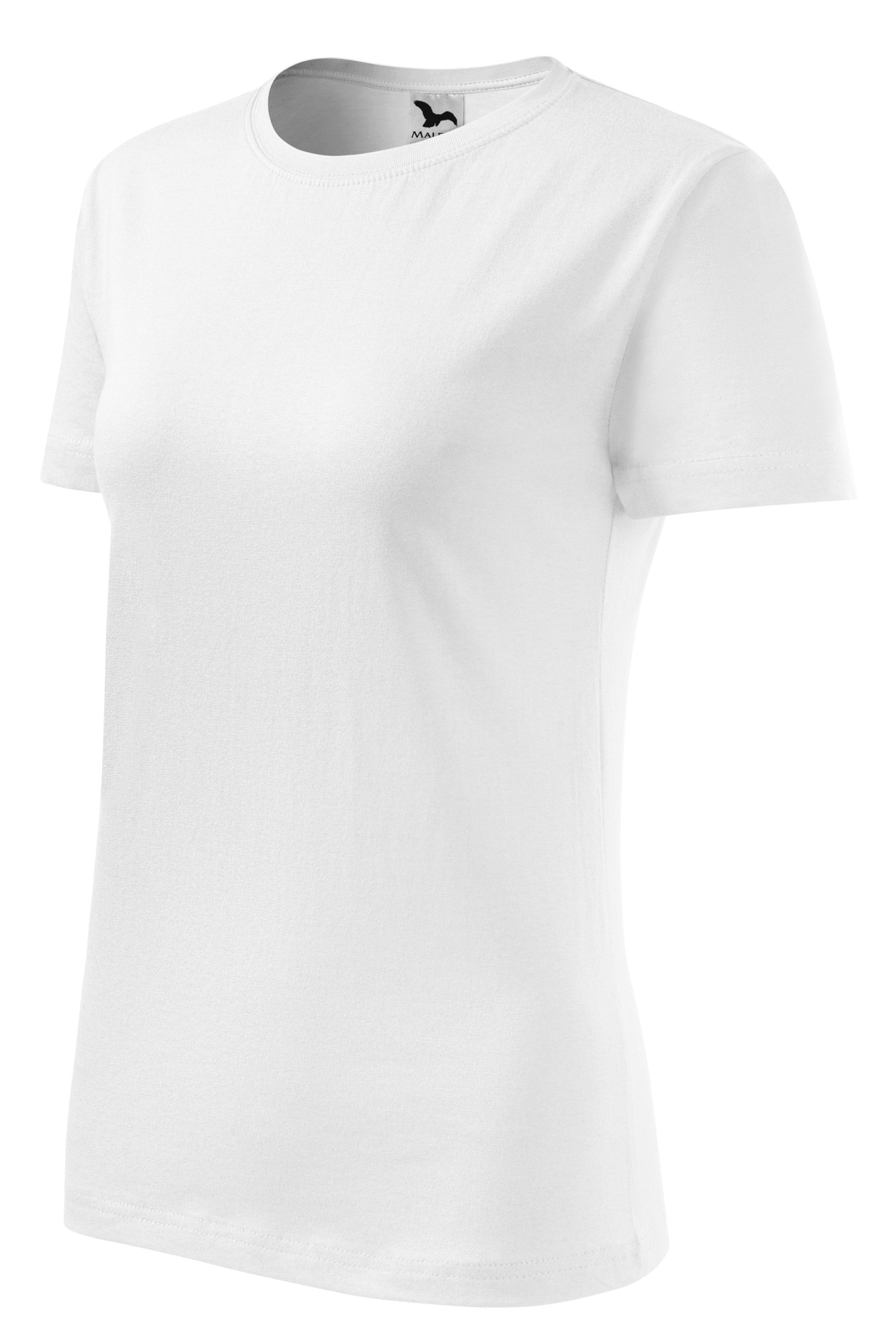 Tricou classic pentru femei Bumbac, Alb