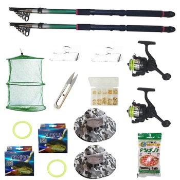 Set 2 lansete eastshark 3m, doua mulinete BH200, gute, palarii, monturi, pufuleti si accesorii Set 2 lansete eastshark 3m, doua mulinete BH200, gute, palarii, monturi, pufuleti si accesorii