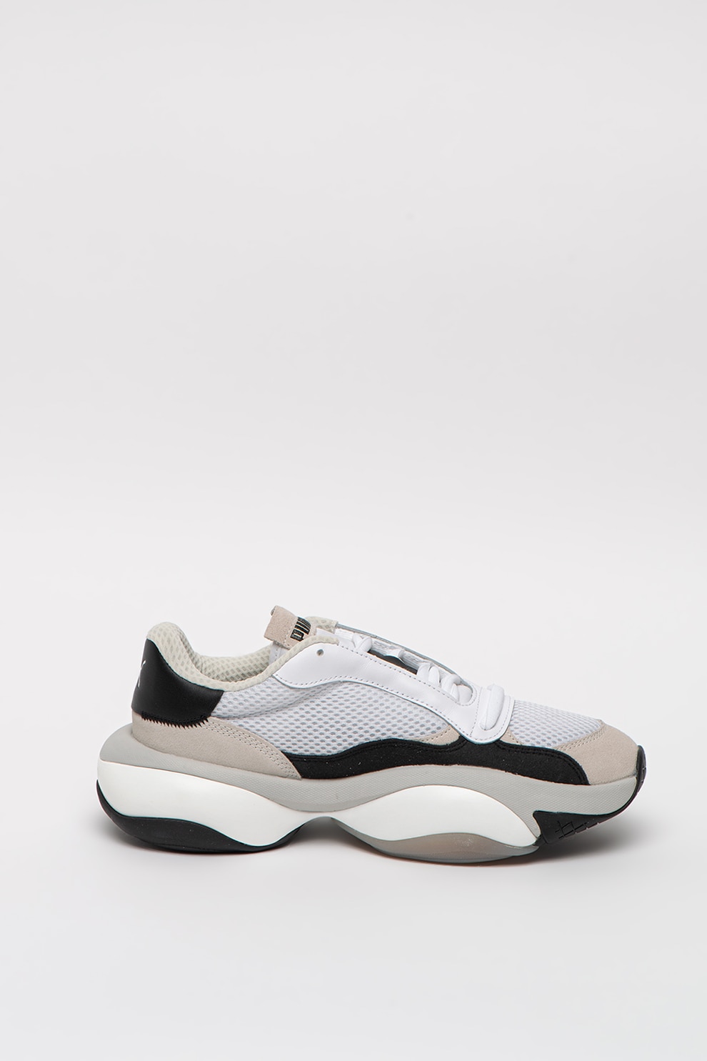 Puma, Унисекс спортни обувки Alteration Kurve от еко кожа, Бял,