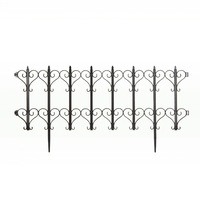 bordura gardulet decorativ plastic pentru gazon sau flori dimensiuni 61x30cm negru imagen 4_0_
0