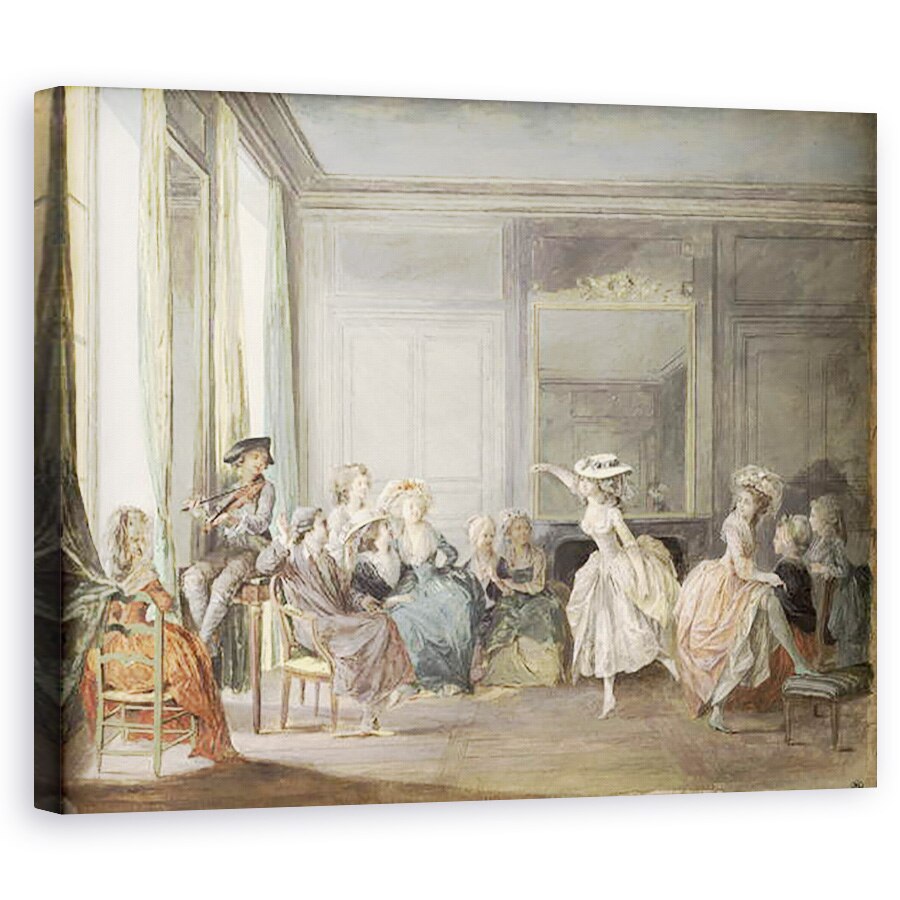 Tablou canvas - Niclas II Lafrensen - Lectia de dans, 40 x 50 cm