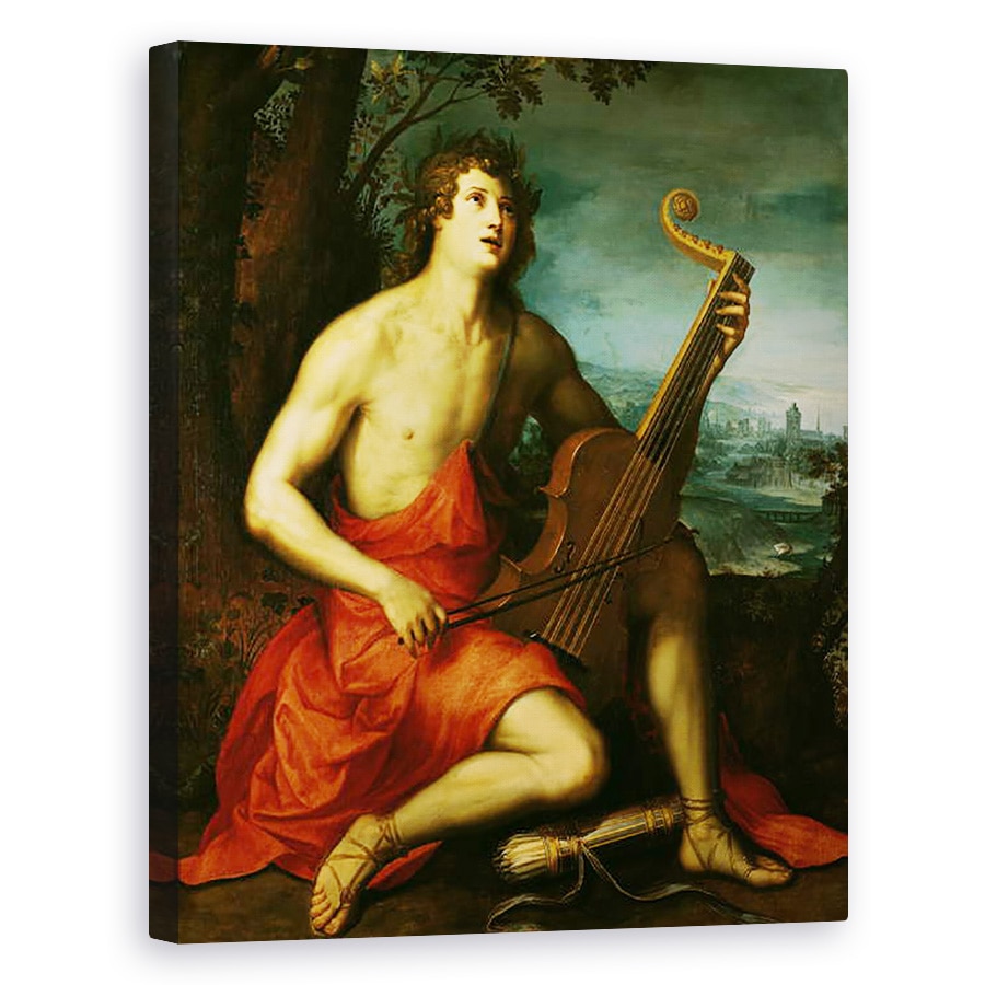 Tablou canvas - Scoala Italiana - Apollo, 80 x 100 cm
