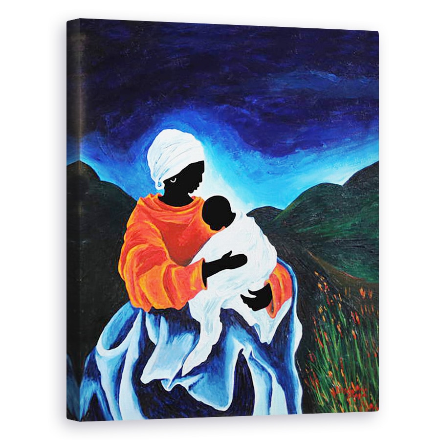 Tablou canvas - Patricia Brintle - Madonna si copilul - Cantec de leagan, 40 x 50 cm