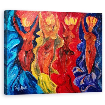 Tablou canvas - Patricia Brintle - Carnavalesque, 40 x 50 cm Tablou canvas - Patricia Brintle - Carnavalesque, 40 x 50 cm