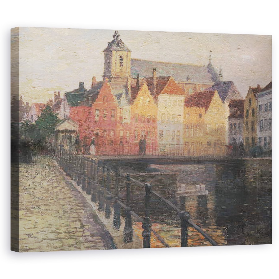 Tablou canvas - Paul Albert Steck - Quai de la Paille, 40 x 50 cm