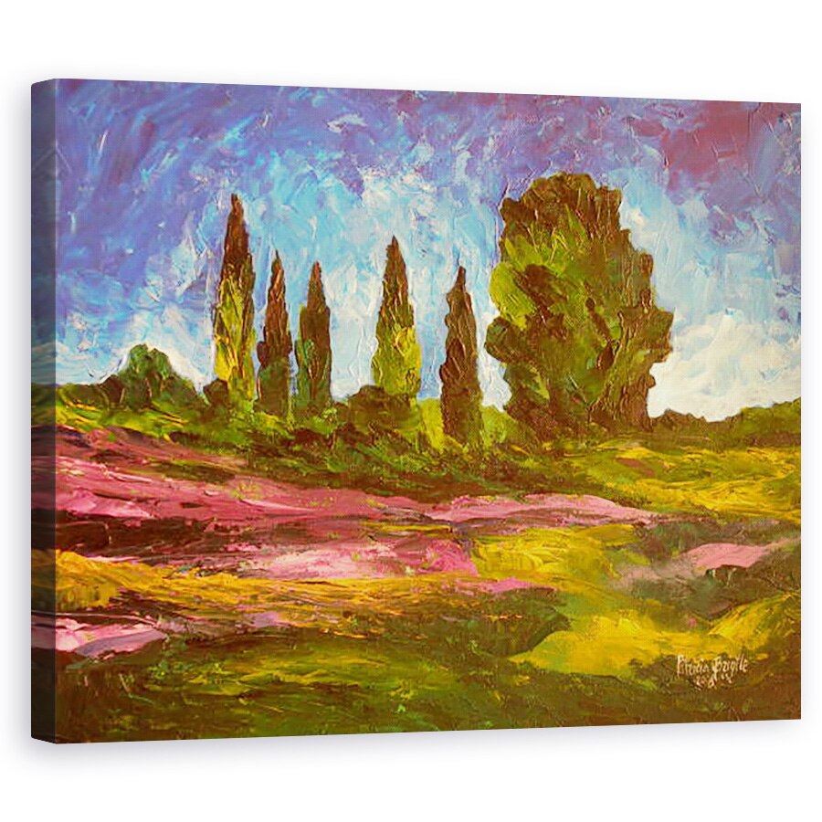 Tablou canvas - Patricia Brintle - Lavandrele infloresc, 40 x 50 cm