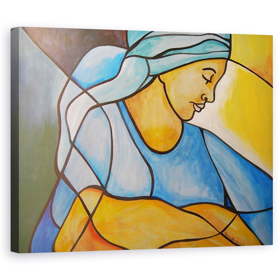 Tablou canvas - Patricia Brintle - Madonna si Copilul, 40 x 50 cm