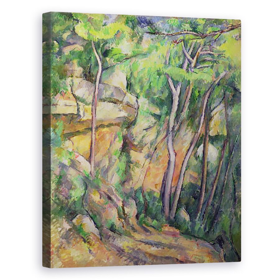 Tablou canvas - Paul Cezanne - in Parcul Chateau Noir, 60 x 75 cm