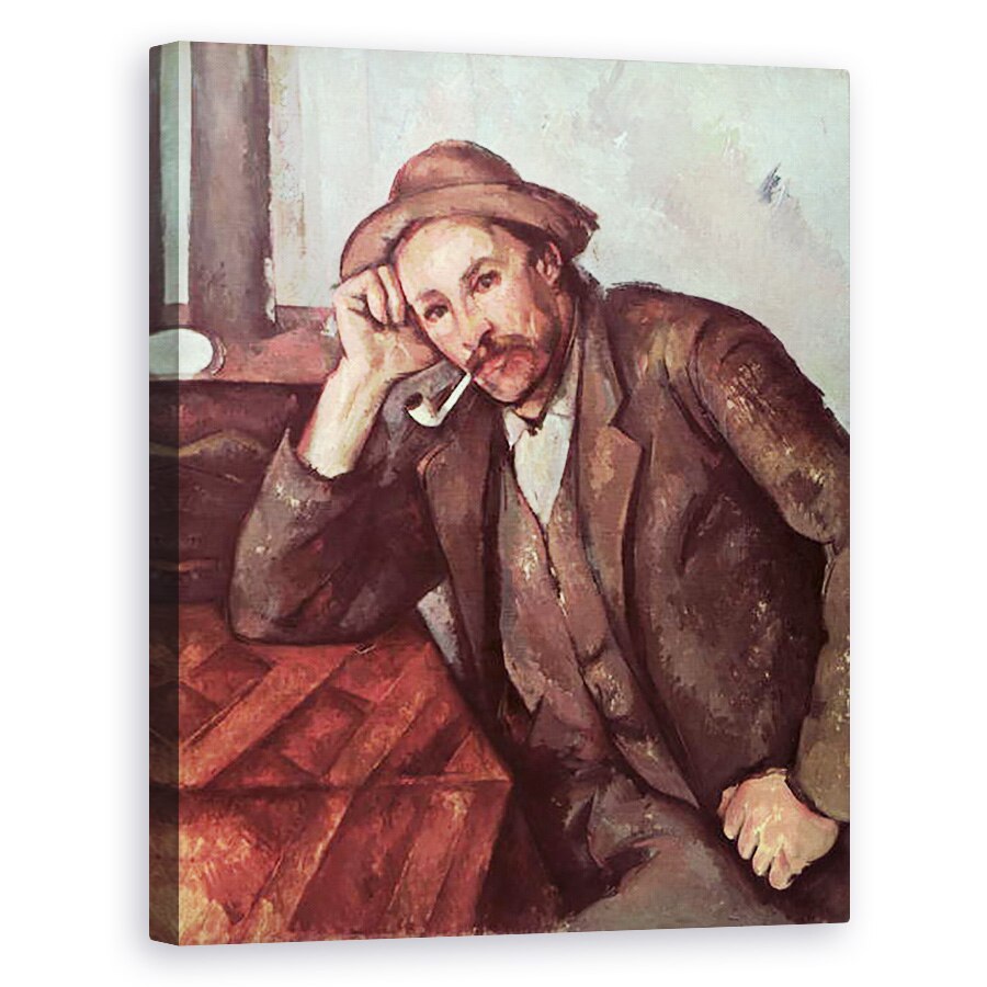 Tablou canvas - Paul Cezanne - Fumatorul II, 60 x 75 cm