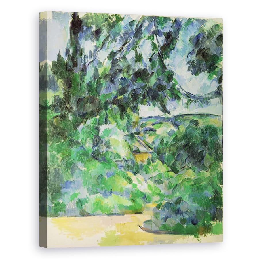 Tablou canvas - Paul Cezanne - Peisaj albastru, 60 x 75 cm