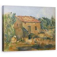 tablou canvas - paul cezanne - casa abandonata langa aix-en-provence 40 x 50 cm imagen 0_0_0