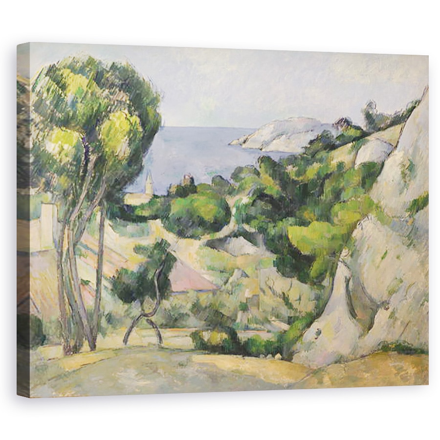 Tablou canvas - Paul Cezanne - LEstaque, 60 x 75 cm