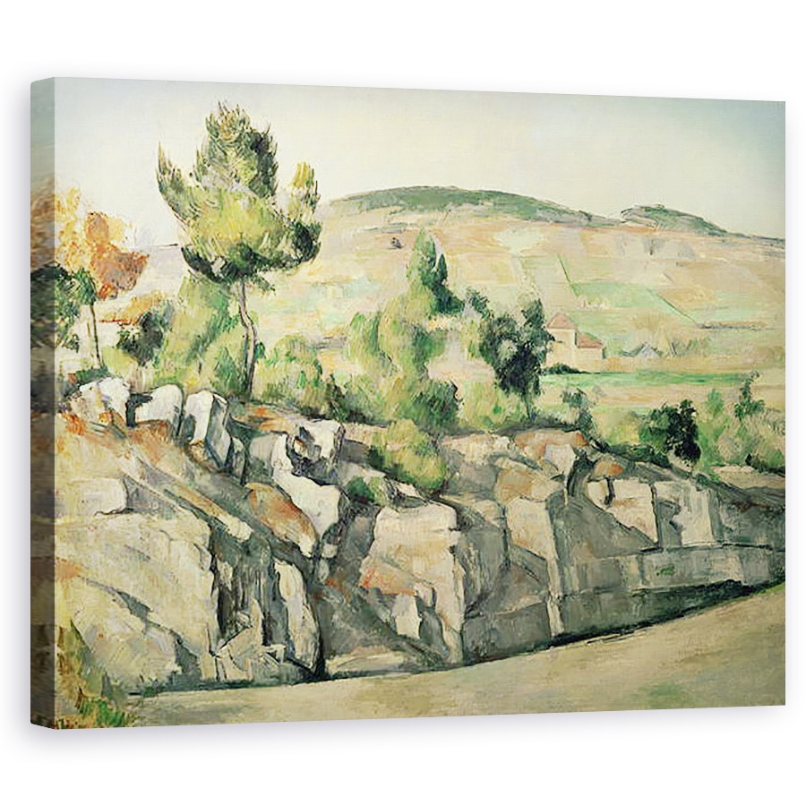 Tablou canvas - Paul Cezanne - Hillside in Provence, 60 x 75 cm