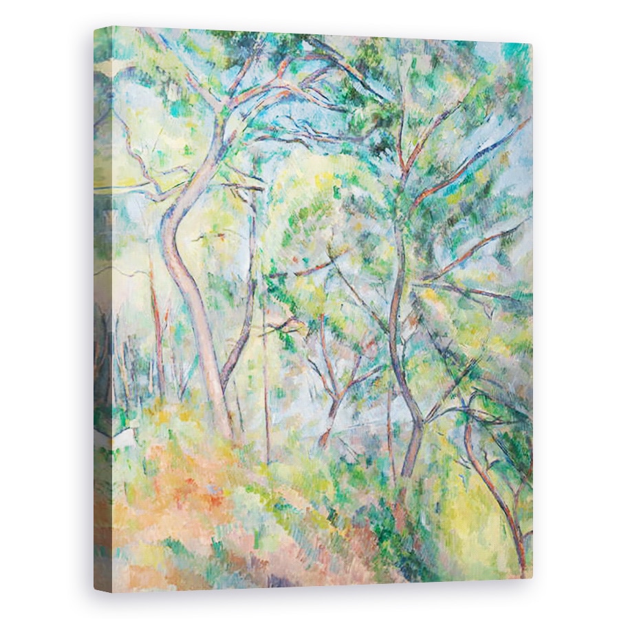 Tablou canvas - Paul Cezanne - Sous-Bois, 60 x 75 cm