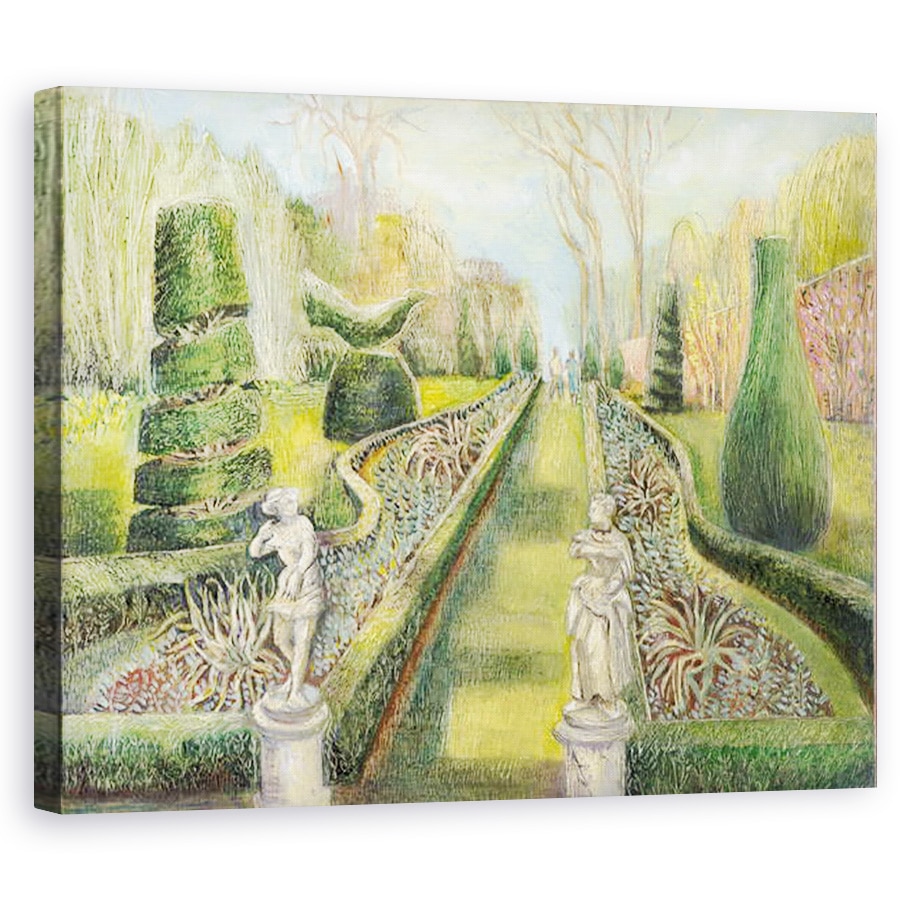Tablou canvas - Mary Kuper - Gradina Lunga, Cliveden, Statuii, 60 x 75 cm