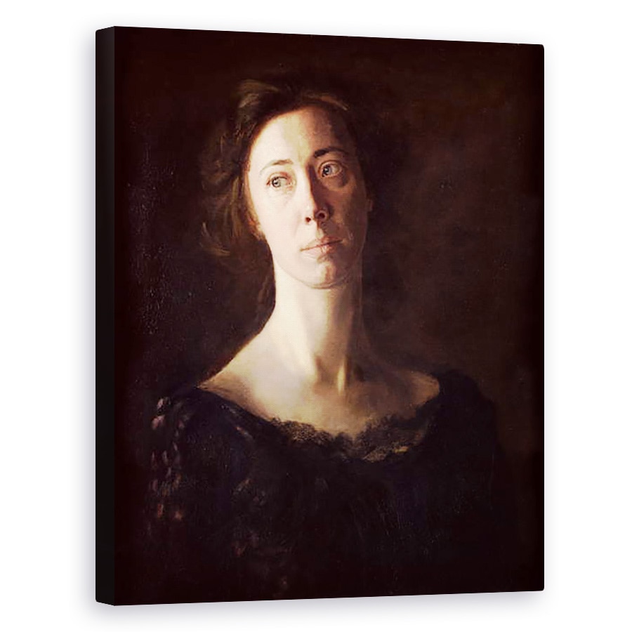 Tablou canvas - Thomas Cowperthwait Eakins - Portretul lui Clara J. Mather, 80 x 100 cm