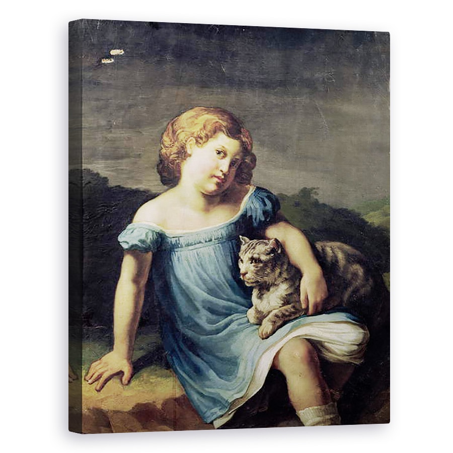 Tablou canvas - Theodore Gericault - Portretul lui Louise Vernet ca un copil, 80 x 100 cm