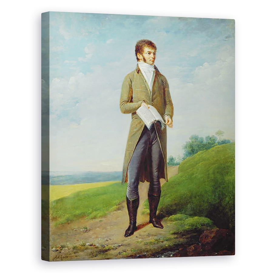 Tablou canvas - Robert Lefevre - Portretul unui barbat, 80 x 100 cm