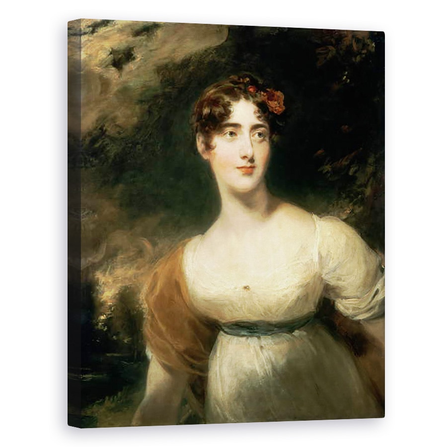 Tablou canvas - Thomas Lawrence - Portretul lui Lady Emily Harriet Wellesley-Pole, 80 x 100 cm