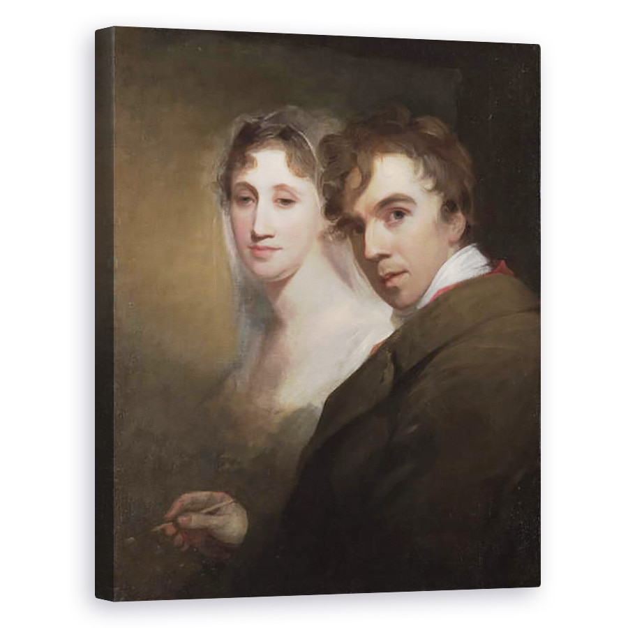 Tablou canvas - Thomas Sully - Auto portret al artistului, 80 x 100 cm
