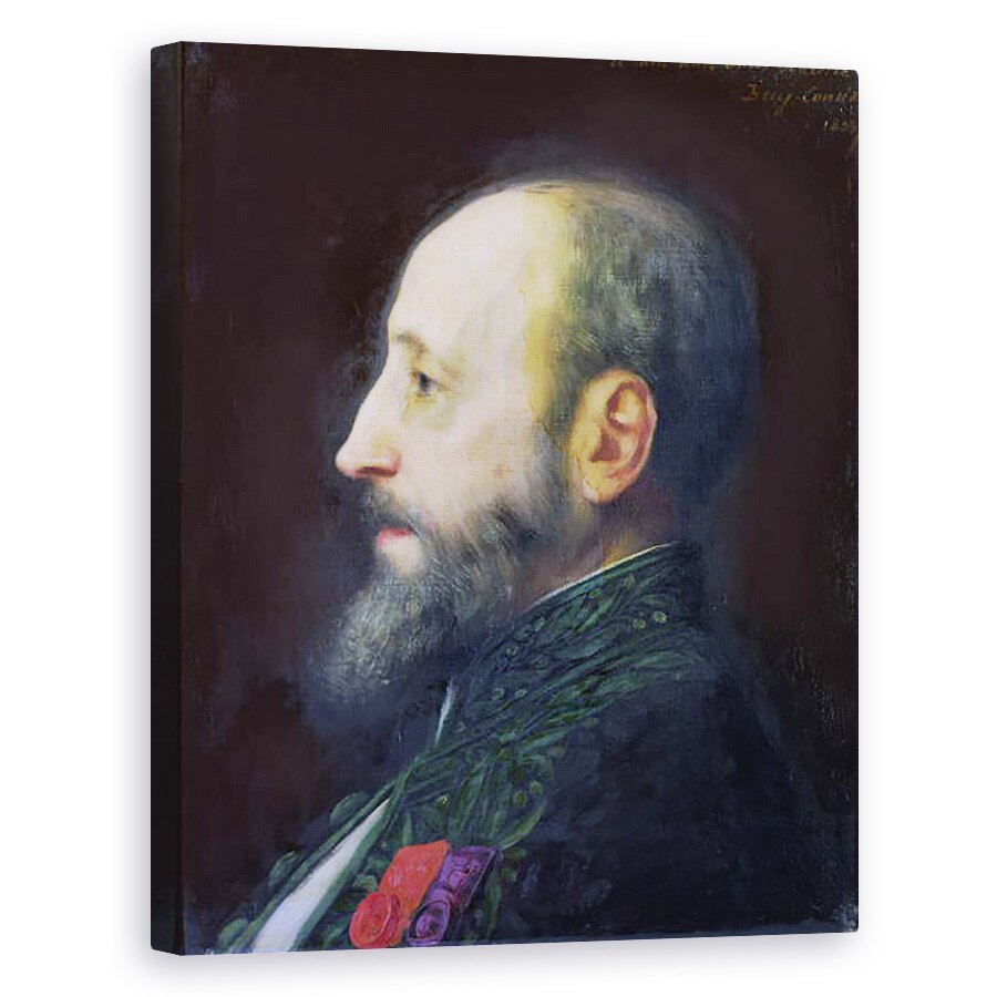 Tablou canvas - Constant - Portretul lui Jules Claretie, 60 x 75 cm