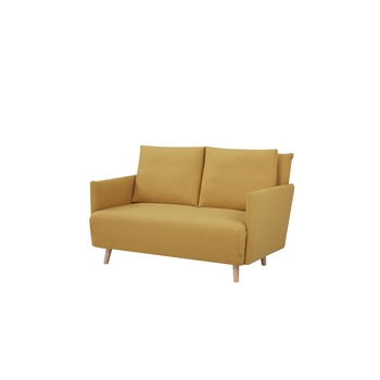 Canapea 2 lucuri extensibila Milagro 132 x 91 x 82 Yellow Canapea 2 lucuri extensibila Milagro 132 x 91 x 82 Yellow