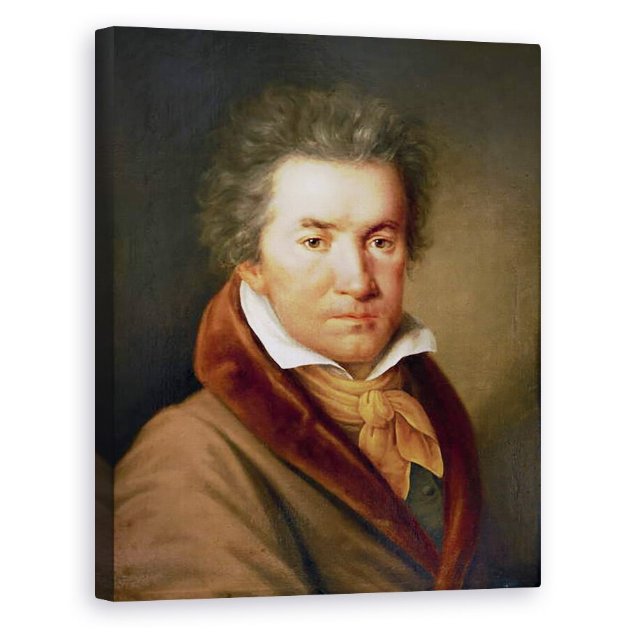 Tablou canvas - Scoala Germana - Ludwig van Beethoven 1770-1827, 60 x 75 cm
