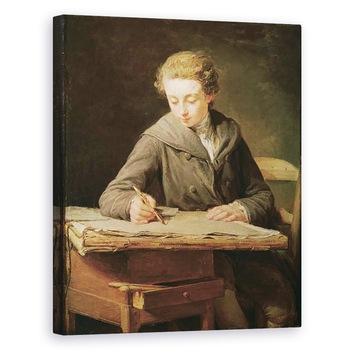 Tablou canvas - Nicolas-Bernard Lepicie - Tanarul desenator, Carle Vernet, 60 x 75 cm Tablou canvas - Nicolas-Bernard Lepicie - Tanarul desenator, Carle Vernet, 60 x 75 cm
