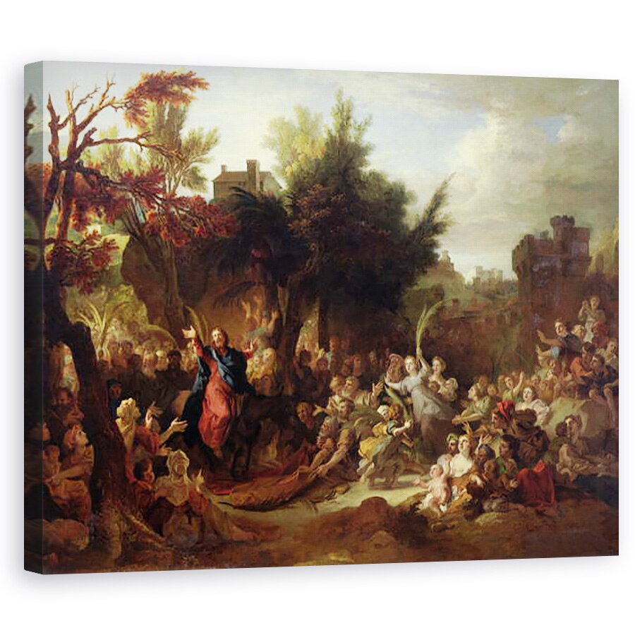 Tablou canvas - Nicolas de Largilliere - Intrarea lui Hristos in Ierusalim, 60 x 75 cm
