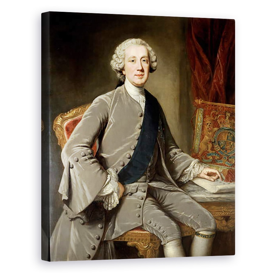 Tablou canvas - of Bath Hoare, William - Richard Grenville, Earl Temple, 60 x 75 cm