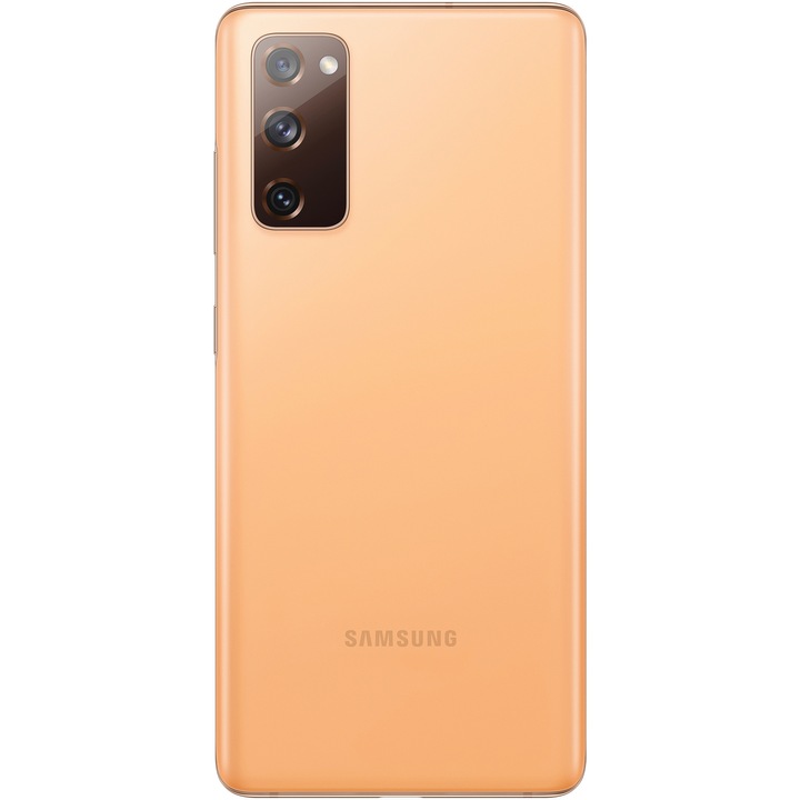 Samsung Galaxy S20 FE (Snapdragon) Mobiltelefon, Kártyafüggetlen, Dual SIM, 128GB, LTE, Narancs
