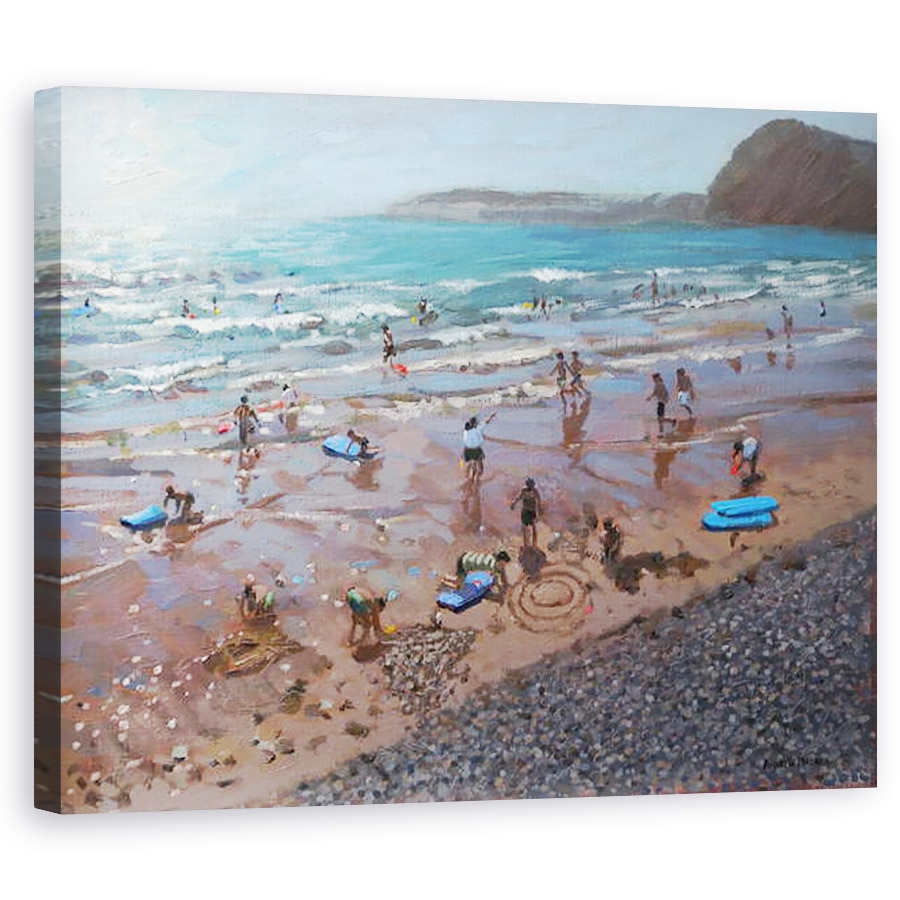 Tablou canvas - Andrew Macara - Cercuri in nisip, Sidmouth, 60 x 75 cm