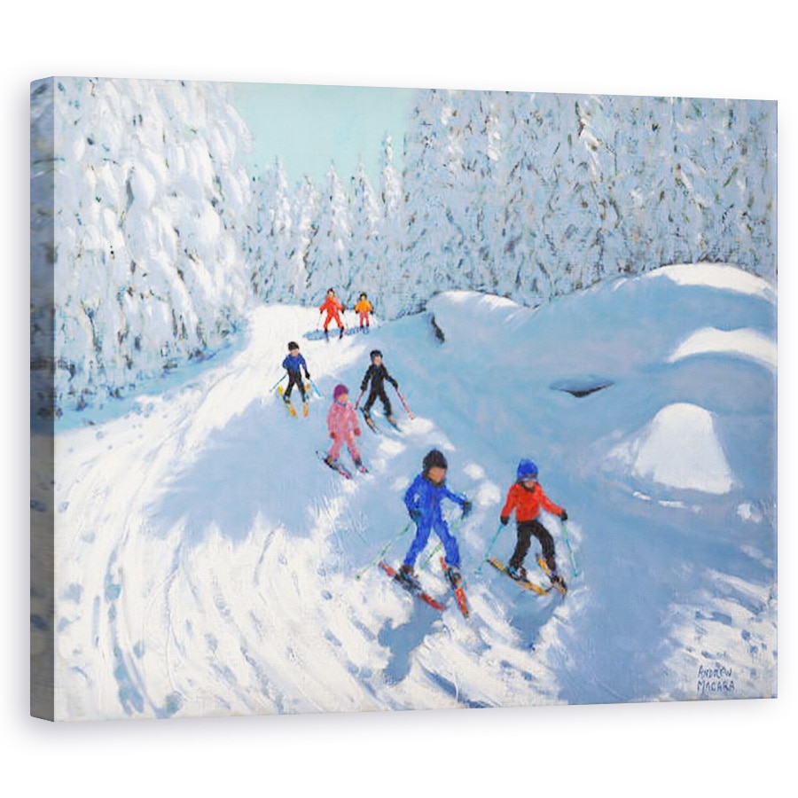 Tablou canvas - Andrew Macara - Ski pe poteca, Courchevel,2018, 60 x 75 cm