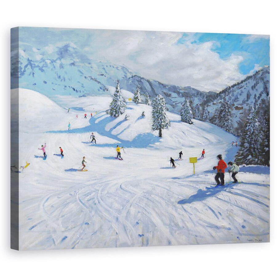 Tablou canvas - Andrew Macara - Ski, Kitzbuhel, 2014, 60 x 75 cm