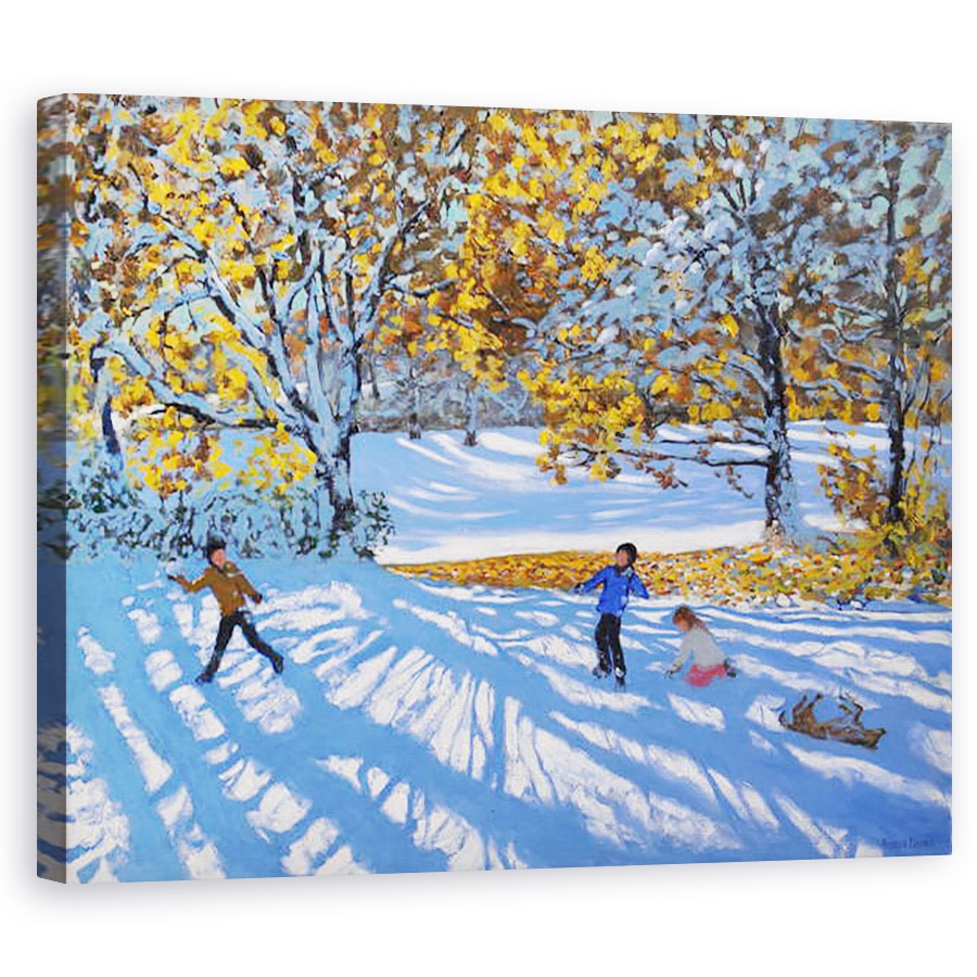 Tablou canvas - Andrew Macara - Zapada devreme, Alnestree Park. 2017, 60 x 75 cm