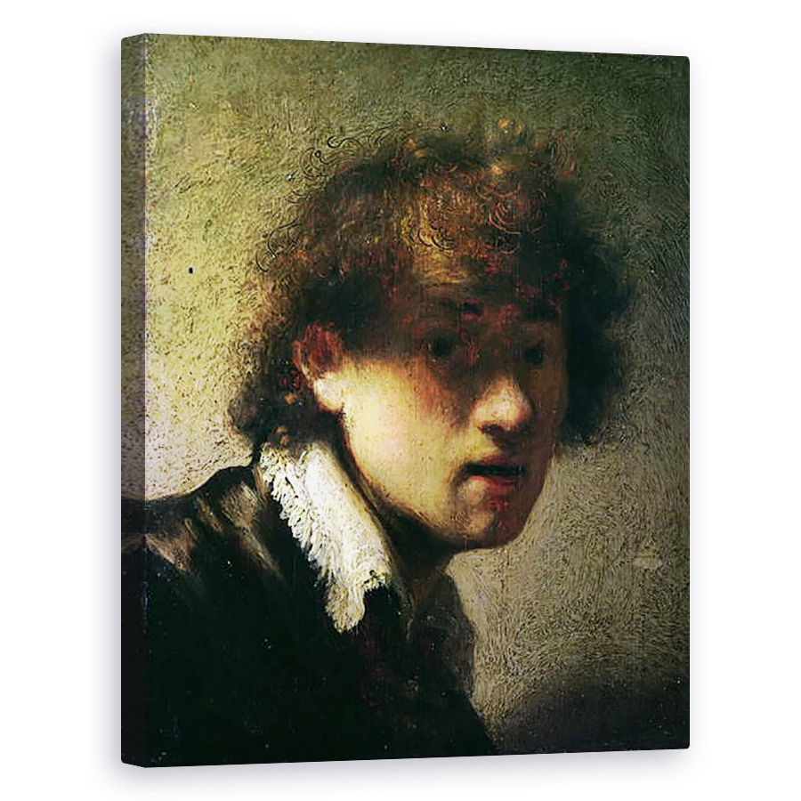 Tablou canvas - Rembrandt Harmensz van Rijn - Capul al unui tanar, 60 x 75 cm