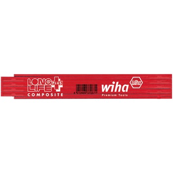 Metru tamplarie clasa precizie II, WIHA LongLife Plus Composite, 2 m Metru tamplarie clasa precizie II, WIHA LongLife Plus Composite, 2 m