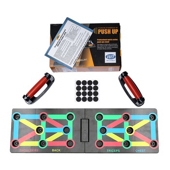 Placa fitness antrenament flotari, pe baza de culori, cu manere, pentru muschi abdominali, piept, biceps, triceps, umeri, spate - METATRON SMART PUSH-UPs board body building Placa fitness antrenament flotari, pe baza de culori, cu manere, pentru muschi abdominali, piept, biceps, triceps, umeri, spate - METATRON SMART PUSH-UPs board body building