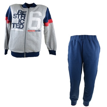 Trening pentru baieti GT 6854, Bleumarin Trening pentru baieti GT 6854, Bleumarin