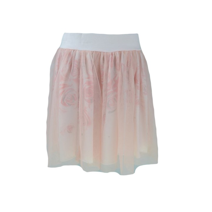 Fusta eleganta pentru fete Atut 6463FR-1-104-cm, Roz 104 CM