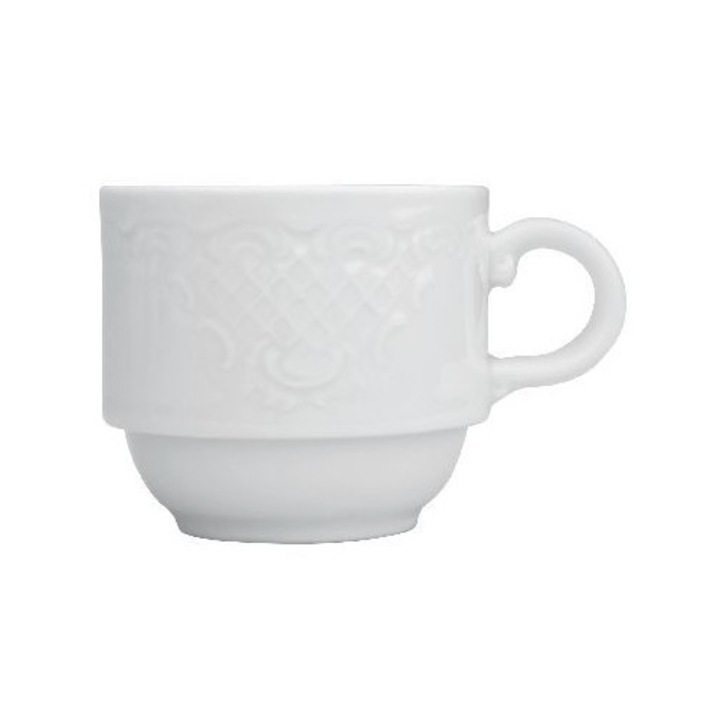 Ceasca suprapozabila ceai portelan 0.20L OLYMPIA