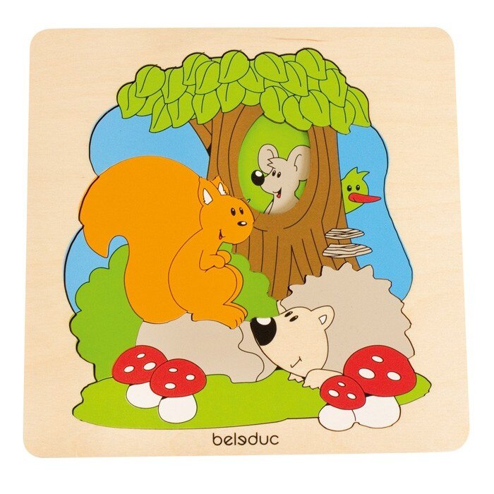 Puzzle Descopera Padurea Beleduc