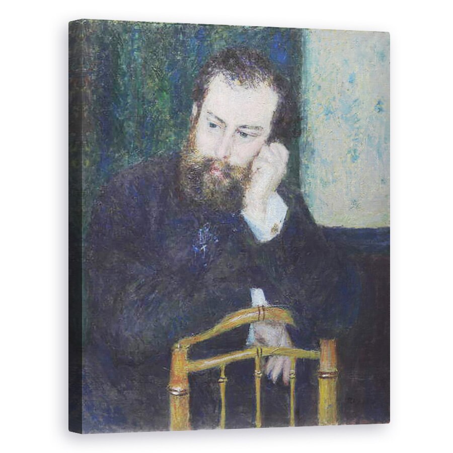 Tablou canvas - Pierre Auguste Renoir - Alfred Sisley, 60 x 75 cm