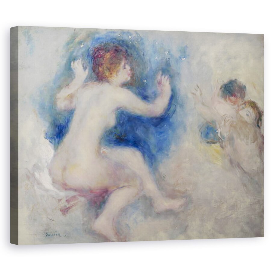Tablou canvas - Pierre Auguste Renoir - Studiu pentru Scena din Tannhäuser, al treilea act, 60 x 75 cm